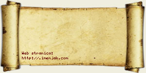 Biljana Jačović vizit kartica